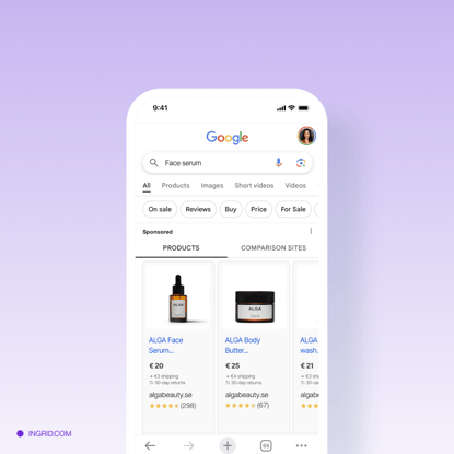 Google Shopping Alga